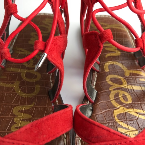 Sam Edelman Lace-Up Gladiator Sandals 1 pair left - Picture 7 of 7